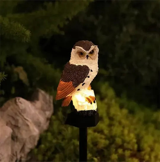 ๐ฅ Waterproof owl-shaped solar lamp โ LED pathway light for lawns, gardens and outdoor decorations