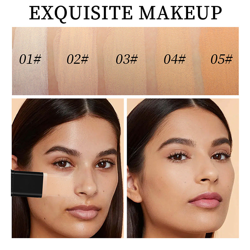 Foundation Concealer Stick Double-Ended Brush