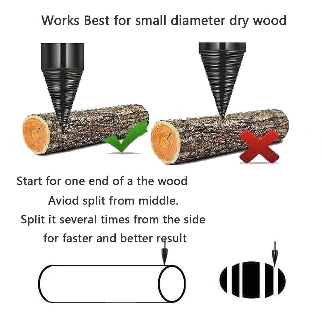 🔧The Professional Upgrade for Firewood Prep. Durable Drill Set Makes Quick Work of Logs🛠️⚡