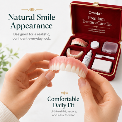 🦷 Medical Full Denture with Strong Suctiond Custom-Fit Full Functional Dentures