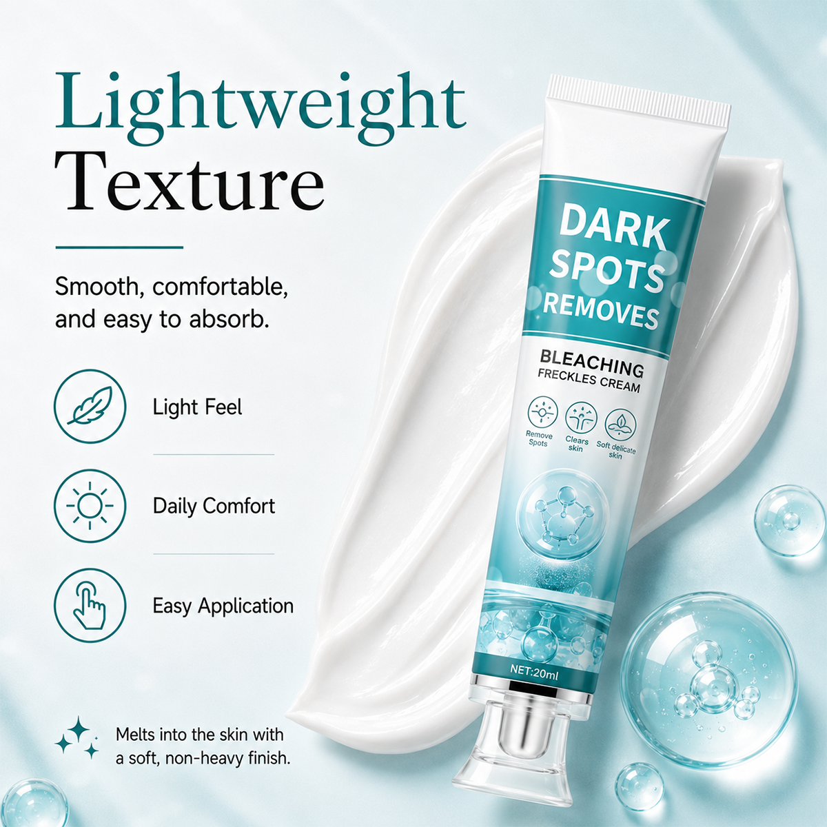 Dark Spot Corrector Cream for Face – Freckle Brightening Cream for Hyperpigmentation, Sun Spots & Uneven Skin Tone