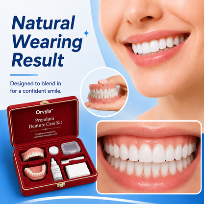 🦷 Medical Full Denture with Strong Suctiond Custom-Fit Full Functional Dentures