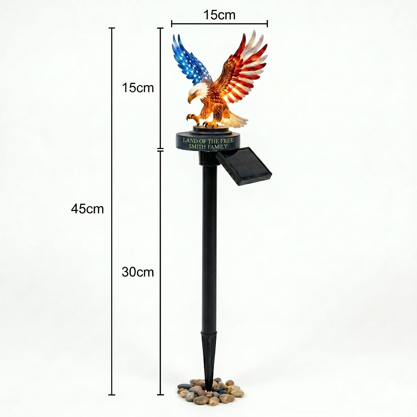 🦅Patriotic Solar Eagle Garden Stake Light