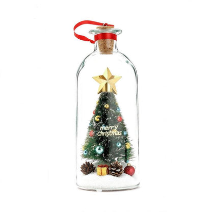 🎄🎙️Forever Voice Recordable Christmas Tree Bottle – Personalized Message Ornament That Saves Voices Forever