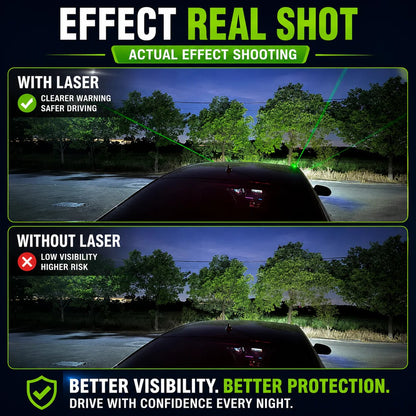 Car Laser Safety System | Vehicle Laser Collision Warning Protection