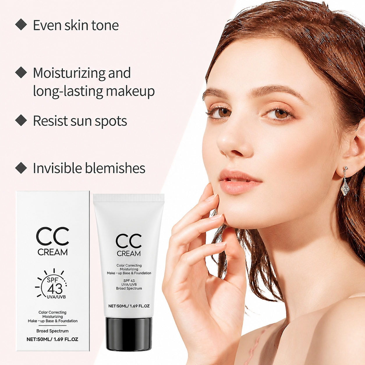 Tone-Adapting CC Cream – Lightweight Color-Correcting Face Cream for a Natural-Looking Finish