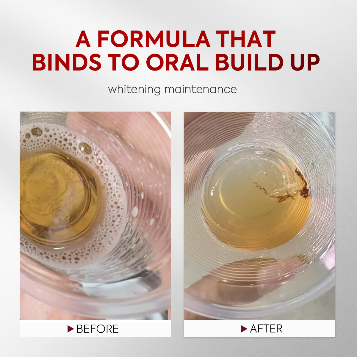 Stain-Lifting Whitening Mouthwash for Debris Removal & Fresh Breath