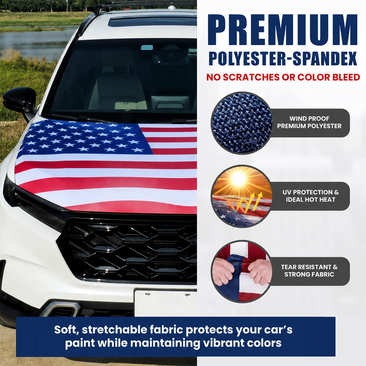 🎉American Car Hood Flag🦅
