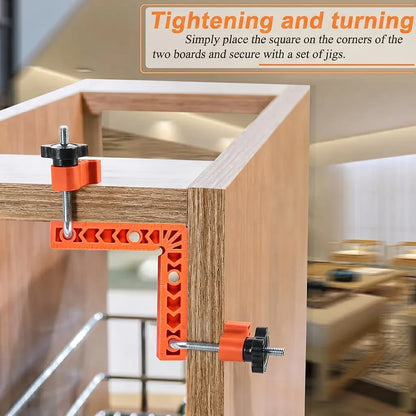 🔧90 Degree Corner Clamp & Positioning Square Set