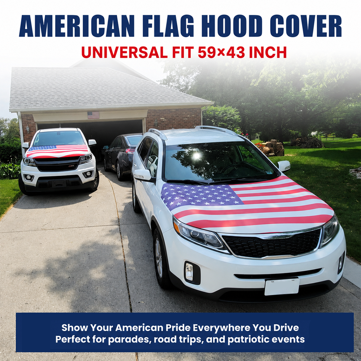 🎉American Car Hood Flag🦅