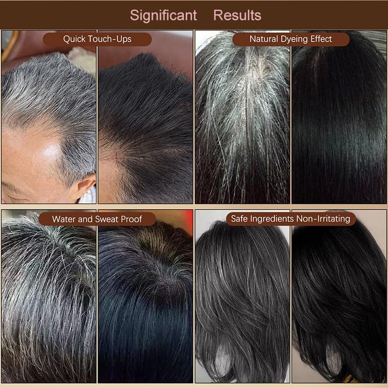Touchup Pro Stick – Instant Grey Coverage & Natural Black Shine