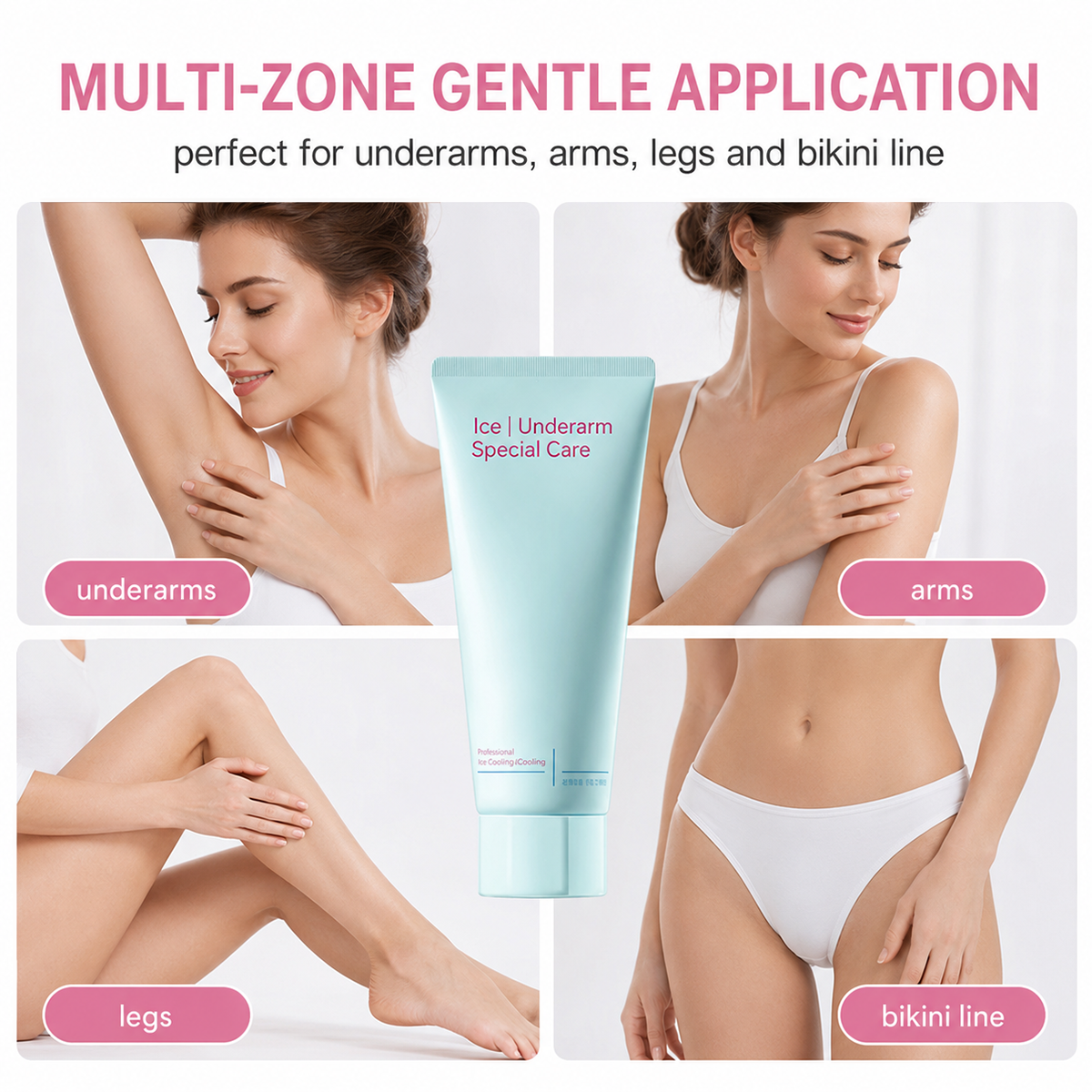Hair Removal Cream – 5-10 Min, Soothing, Sensitive Skin 🌸