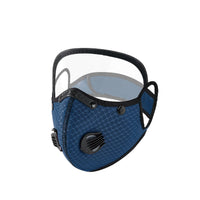 Navy blue [with lenses]