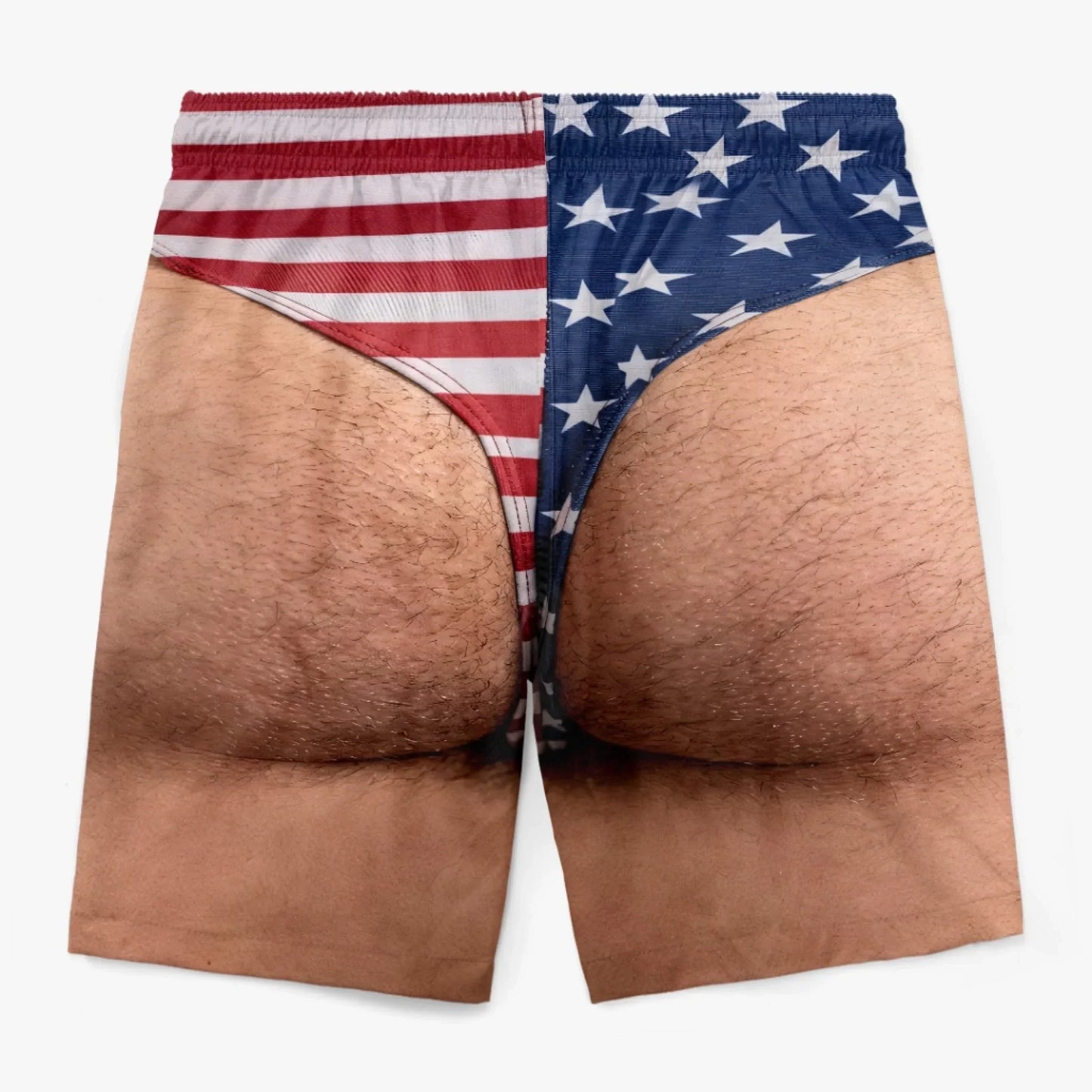 Custom Patriotic Men’s Swim Trunks – Personalized 4th of July USA Swim Shorts for Summer Vacation Gifts