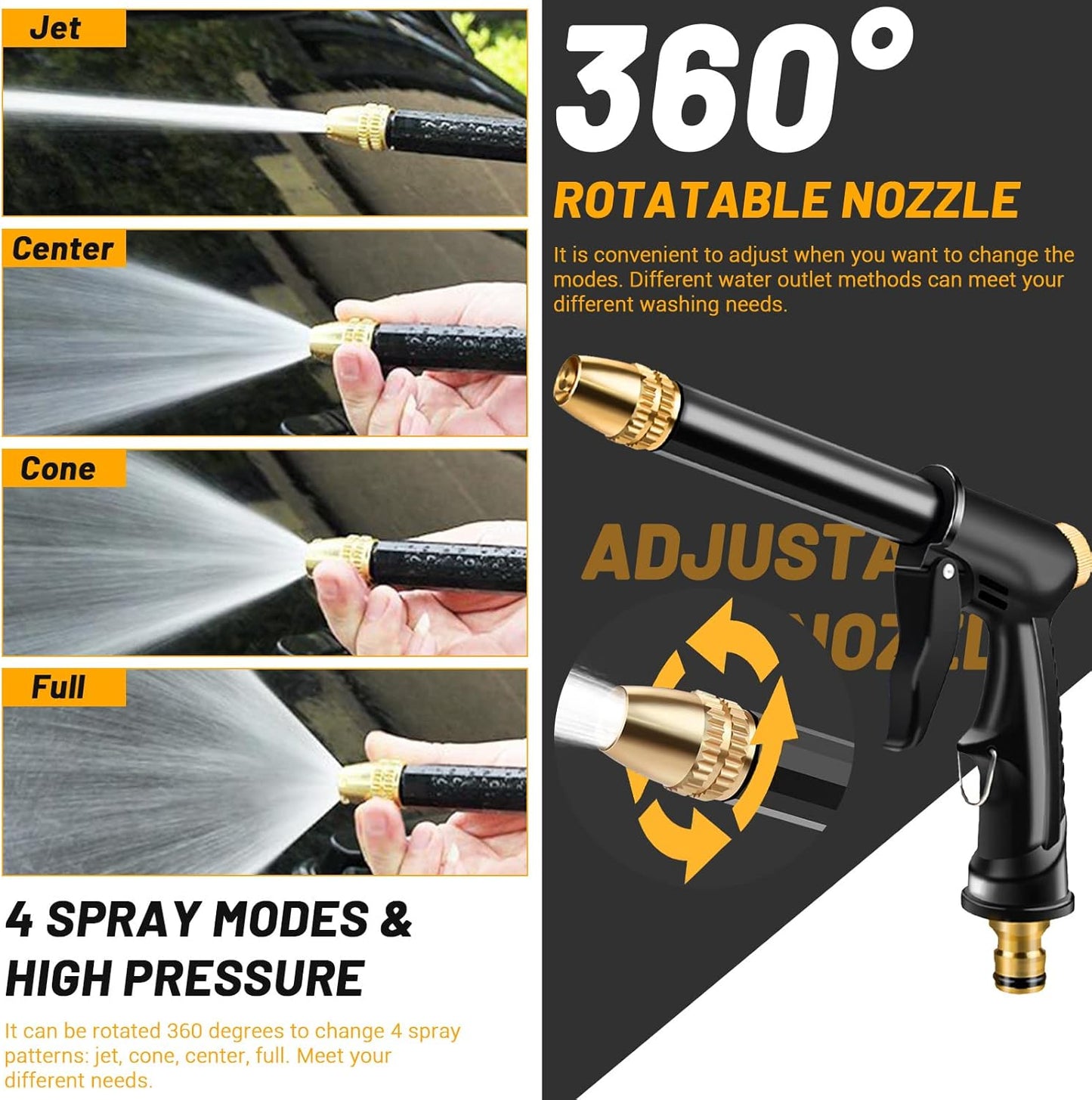 🔥Hot Sales 💦Powerful High-Pressure Home Car Wash & Garden Sprayer