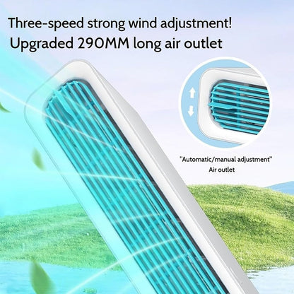 【90S Cool Down the Whole Room】Tower Fan Standing and Lying Down Air Conditioner