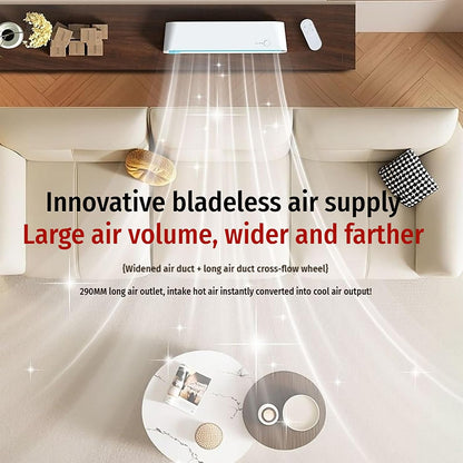 【90S Cool Down the Whole Room】Tower Fan Standing and Lying Down Air Conditioner