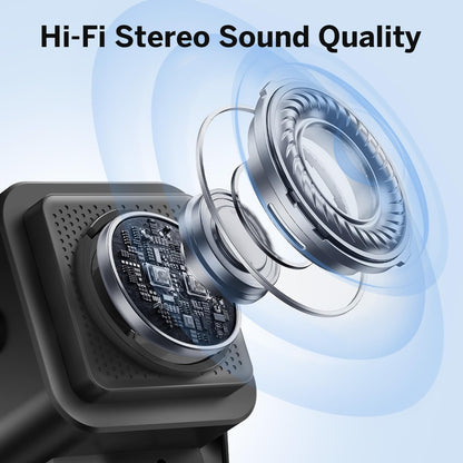 6-in-1 Wireless Bluetooth Speaker with Phone Stand & RGB Light