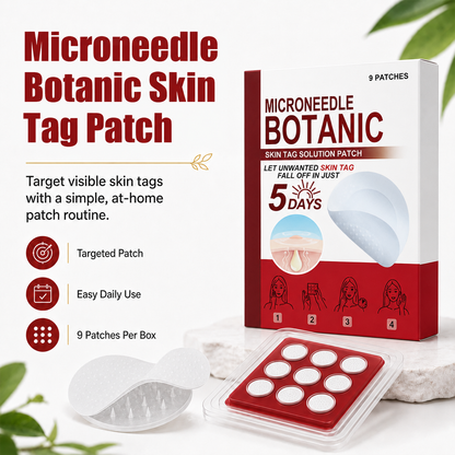 🗽✅Botanical Microdart Skin Tag Care Patches – Targeted Spot Patches for At-Home Skin Care