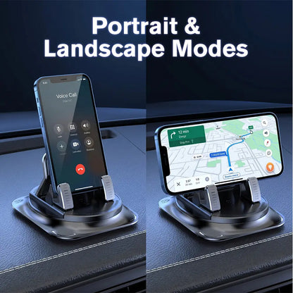 360 Degree Rotatable Suction Cup Car Phone Holder for Dashboard