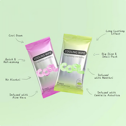 5-Pack Cooling Towels & XL Menthol Cooling Wipes for Summer Heat, Sports, Travel & Outdoor Relief