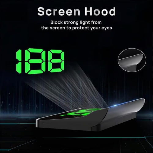 🚗 Head-Up Display Car GPS Digital Speedometer – HUD for Cars, Trucks & Motorcycles