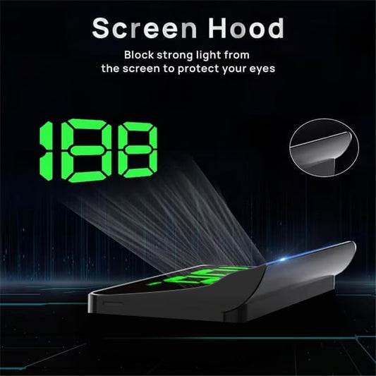 🚗 Head-Up Display Car GPS Digital Speedometer – HUD for Cars, Trucks & Motorcycles