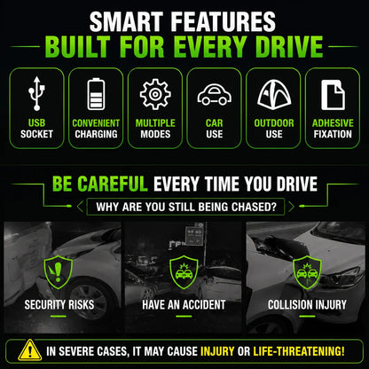 Car Laser Safety System | Vehicle Laser Collision Warning Protection