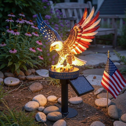 🦅Patriotic Solar Eagle Garden Stake Light
