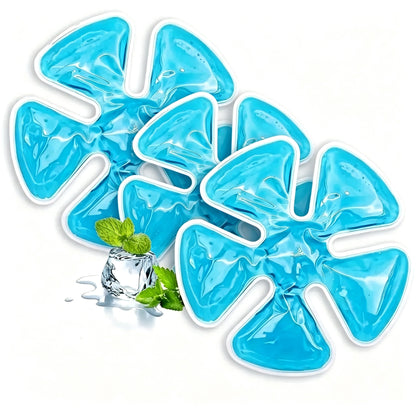 ❄️ Reusable Cooling Gel Ice Packs, Cold Inserts for Hard Hats & Sun Hats, Summer Heat Relief