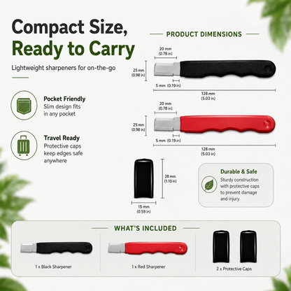 3-Pack Kitchen Knife Sharpener for Everyday Use