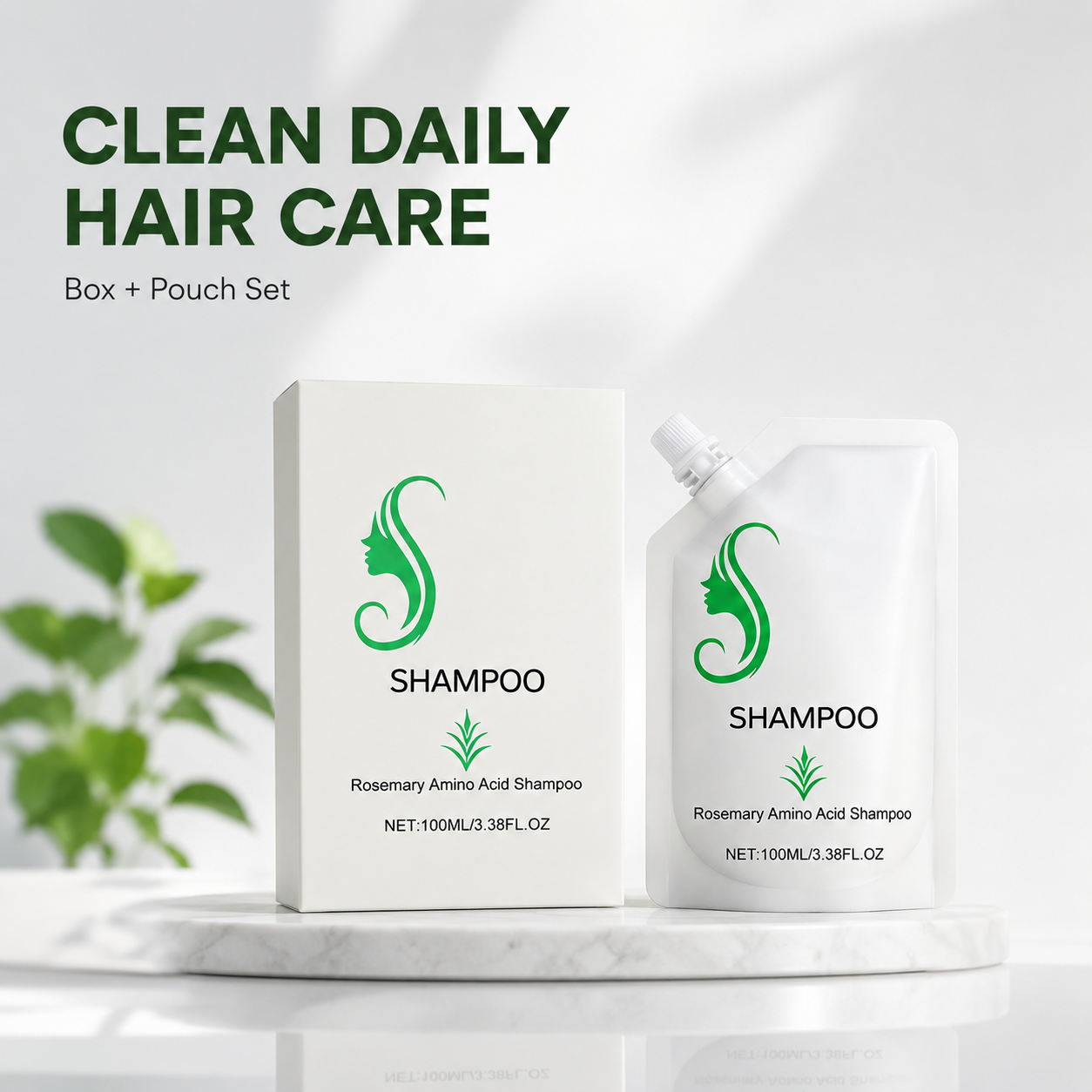 🧴✨Natural Hair Growth Shampoo Anti Hair Loss Scalp Repair Thicker Fuller Hair 🌿