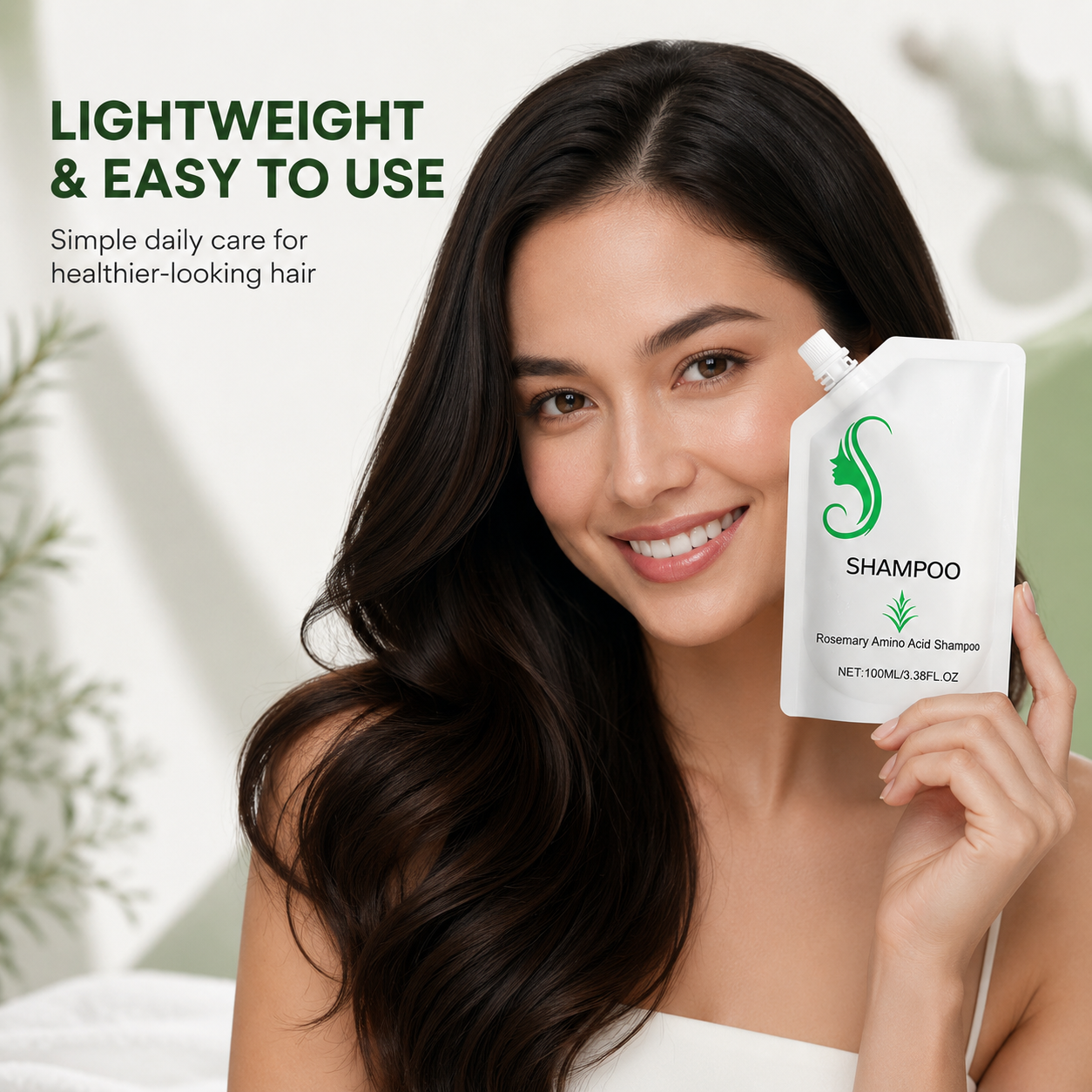 🧴✨Natural Hair Growth Shampoo Anti Hair Loss Scalp Repair Thicker Fuller Hair 🌿