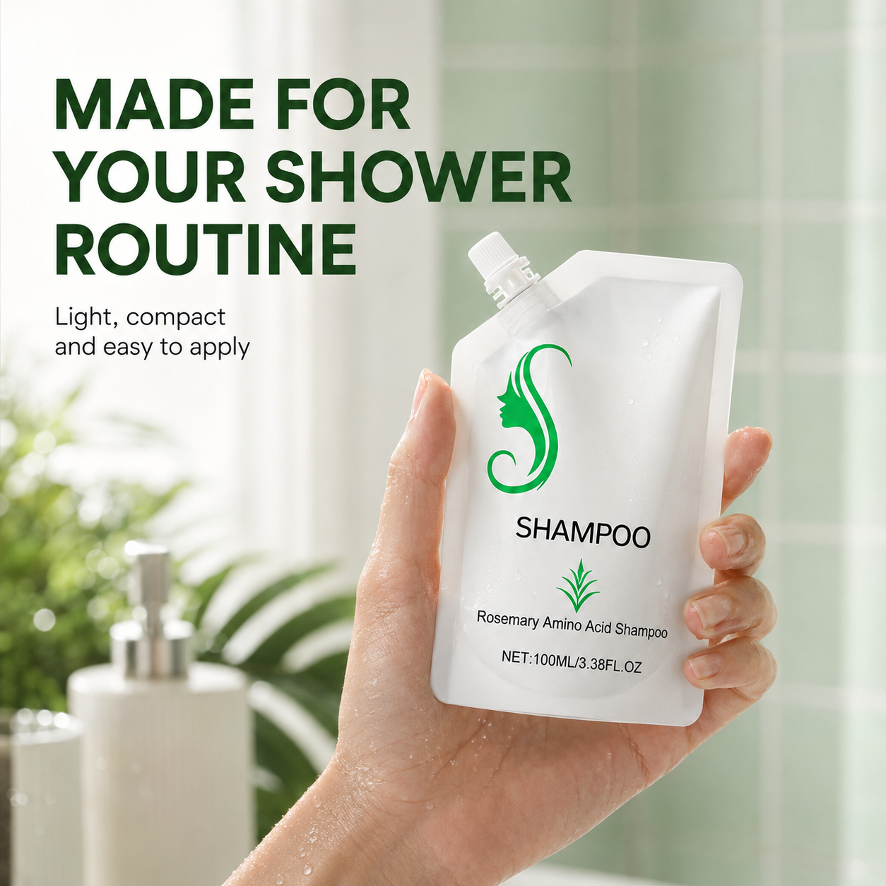 🧴✨Natural Hair Growth Shampoo Anti Hair Loss Scalp Repair Thicker Fuller Hair 🌿