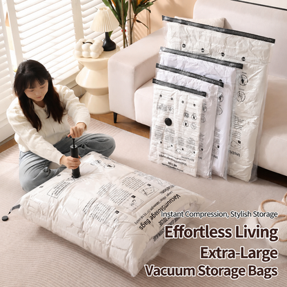 Travel Vacuum Storage Bags Cordless Compression Organizer Bag Set