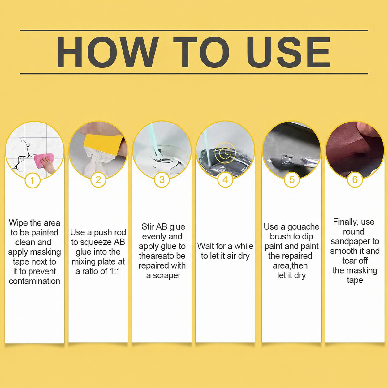 🔥🔧Quick-Drying Tile Repair Glue - Complete Tool Kit for DIY – Fix Cracks Permanently in Minutes!✨