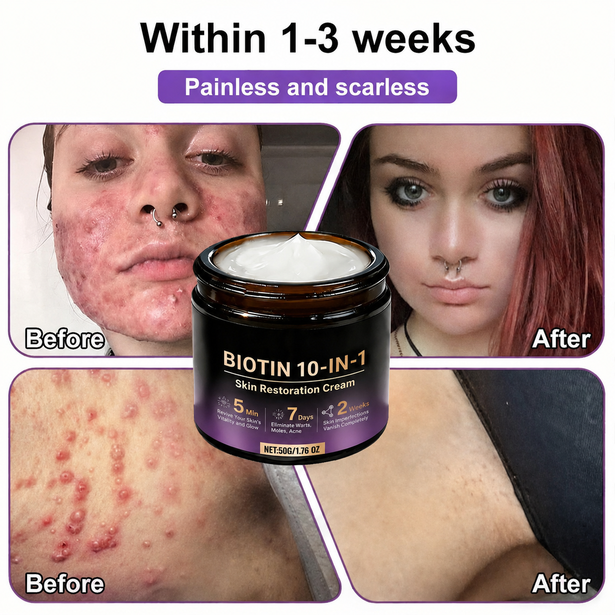 10-in-1 Nourishing Skin Care Cream – Hydrating & Smoothing Formula
