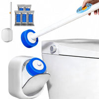 Disposable toilet brush + 12 cleaning cotton