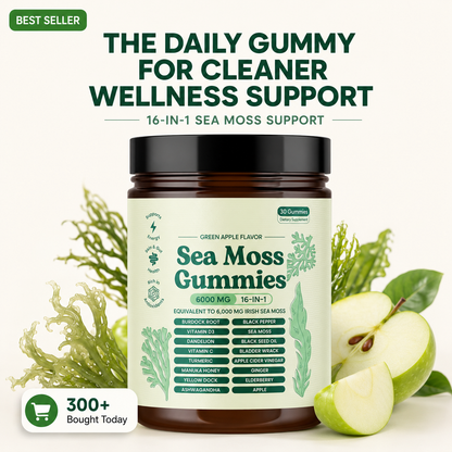 16-in-1 Sea Moss Gummies for Daily Wellness Support