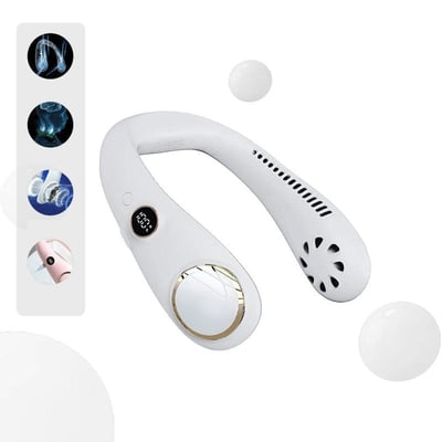 🌀Ditch Old Hand Fans – This New Revolutionary Neck Fan Keeps You Cool Hands-Free