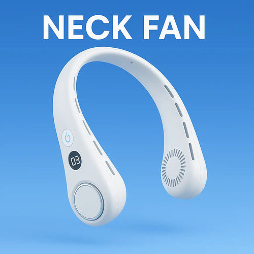 🌀Ditch Old Hand Fans – This New Revolutionary Neck Fan Keeps You Cool Hands-Free