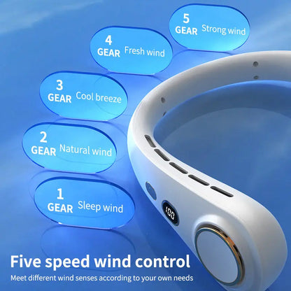 🌀Ditch Old Hand Fans – This New Revolutionary Neck Fan Keeps You Cool Hands-Free