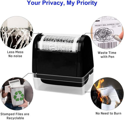 🔥🔥Privacy Protection Security Roller Stamp — Address & Billing Info Blocker, Home & Office Mailing Essentials