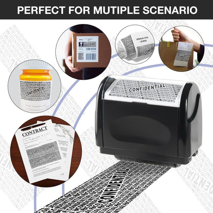 🔥🔥Privacy Protection Security Roller Stamp — Address & Billing Info Blocker, Home & Office Mailing Essentials