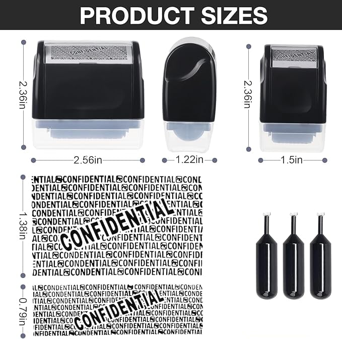 🔥🔥Privacy Protection Security Roller Stamp — Address & Billing Info Blocker, Home & Office Mailing Essentials