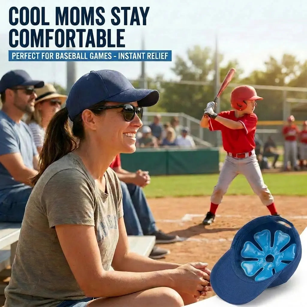 ❄️ Reusable Cooling Gel Ice Packs, Cold Inserts for Hard Hats & Sun Hats, Summer Heat Relief