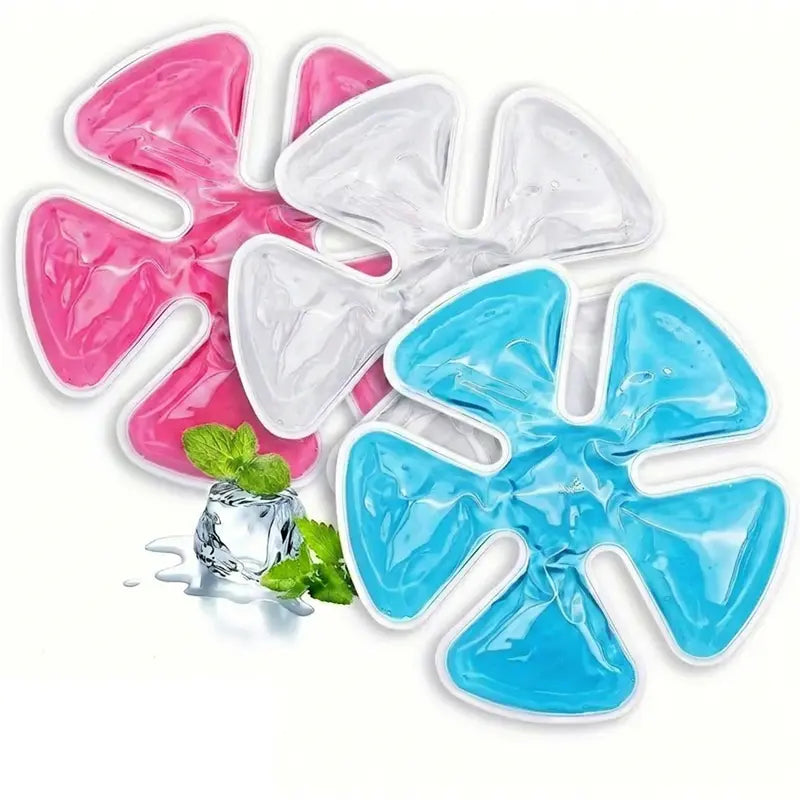 ❄️ Reusable Cooling Gel Ice Packs, Cold Inserts for Hard Hats & Sun Hats, Summer Heat Relief