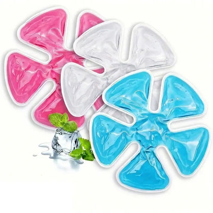 ❄️ Reusable Cooling Gel Ice Packs, Cold Inserts for Hard Hats & Sun Hats, Summer Heat Relief