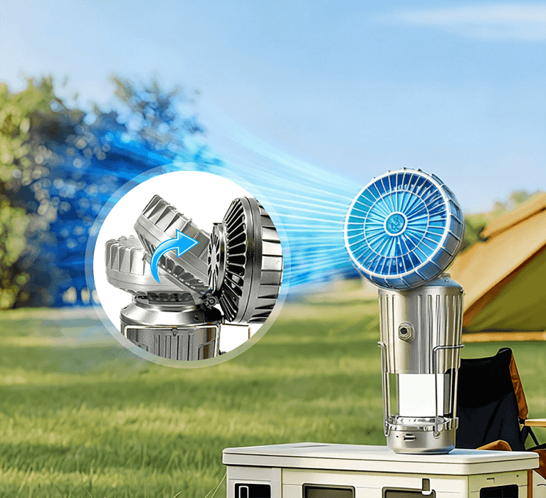 5-in-1 Solar Fan Lantern