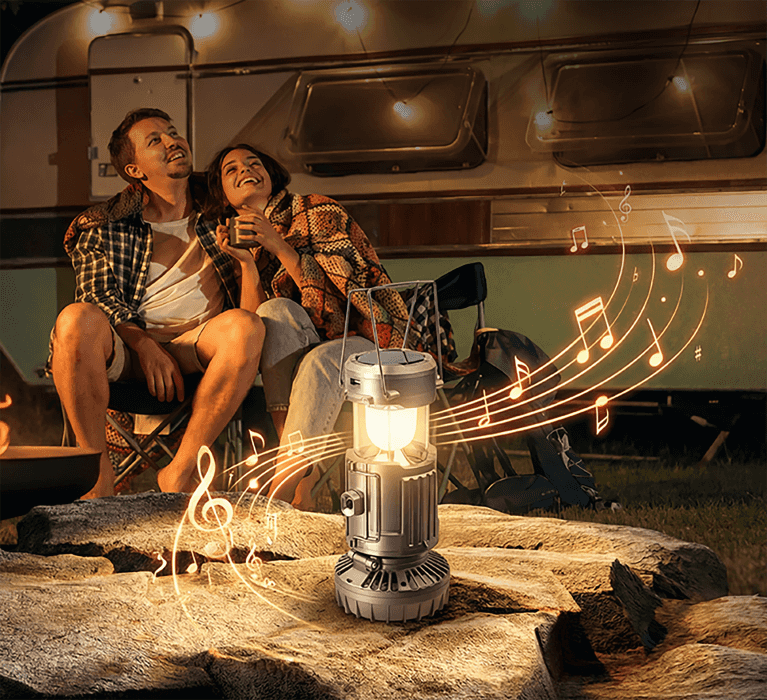 5-in-1 Solar Fan Lantern